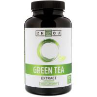 На фото упаковка Zhou Nutrition Экстракт зеленого чая 120 капсул